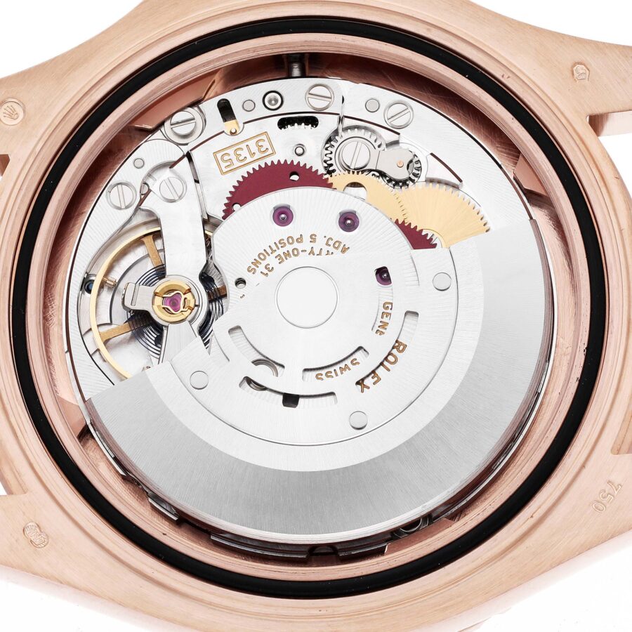 Rolex Yacht-Master 40 116655 Everose Gold Diamond Dial Oysterflex