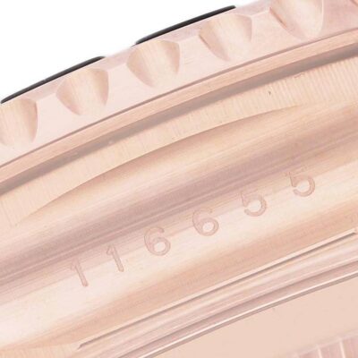 Rolex Yacht-Master 40 116655 Everose Gold Diamond Dial Oysterflex