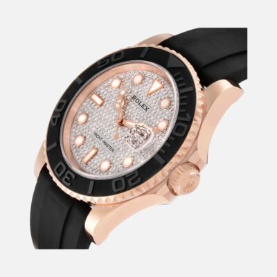 Rolex Yacht-Master 40 116655 Everose Gold Diamond Dial Oysterflex