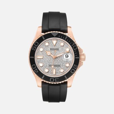 Rolex Yacht-Master 40 116655 Everose Gold Diamond Dial Oysterflex