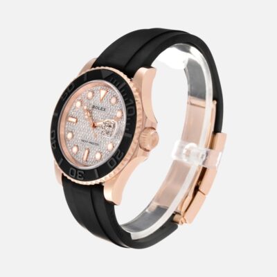 Rolex Yacht-Master 40 116655 Everose Gold Diamond Dial Oysterflex