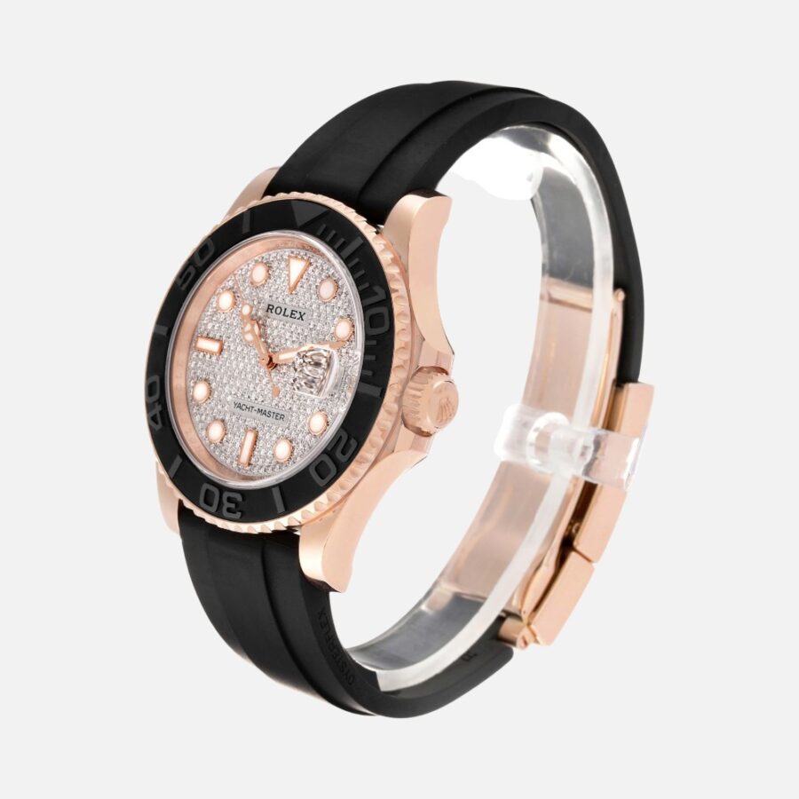 Rolex Yacht-Master 40 116655 Everose Gold Diamond Dial Oysterflex