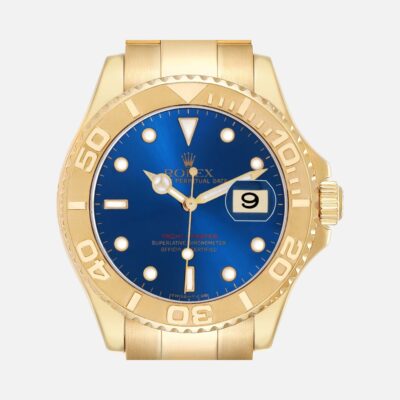 Rolex Yacht-Master 40 16628 Yellow Gold Blue Dial