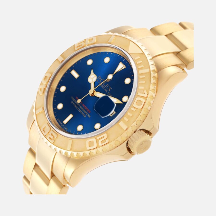 Rolex Yacht-Master 40 16628 Yellow Gold Blue Dial