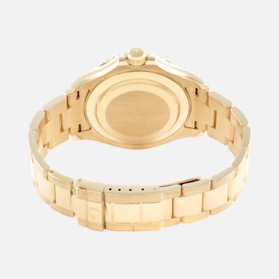 Rolex Yacht-Master 40 16628B Yellow Gold MOP Diamond Sapphire Dial
