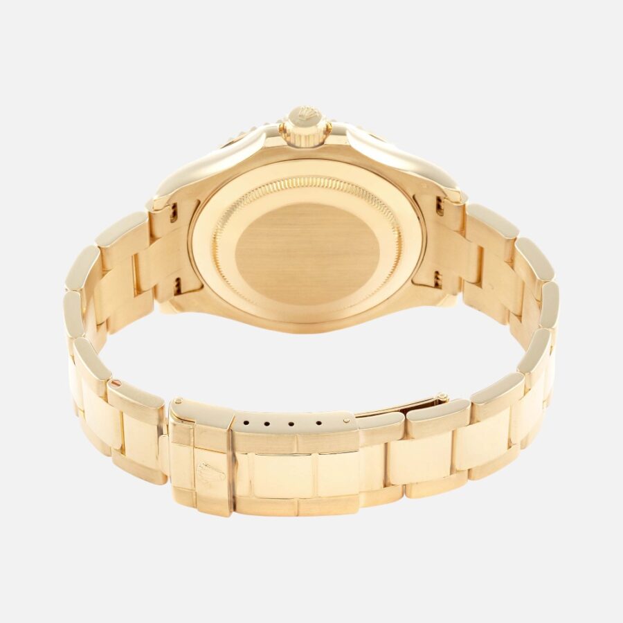 Rolex Yacht-Master 40 16628B Yellow Gold MOP Diamond Sapphire Dial