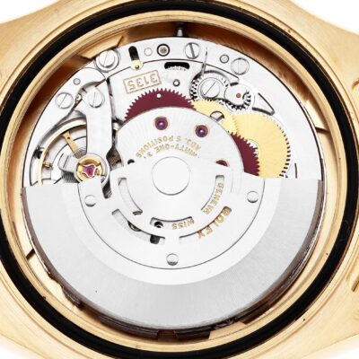 Rolex Yacht-Master 40 16628B Yellow Gold MOP Diamond Sapphire Dial