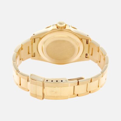 Rolex Yacht-Master 40 16628B Yellow Gold White Sapphire Dial