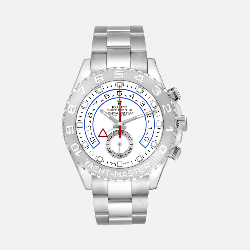 Rolex Yacht-Master II 116689 White Gold & Platinum Regatta Chronograph