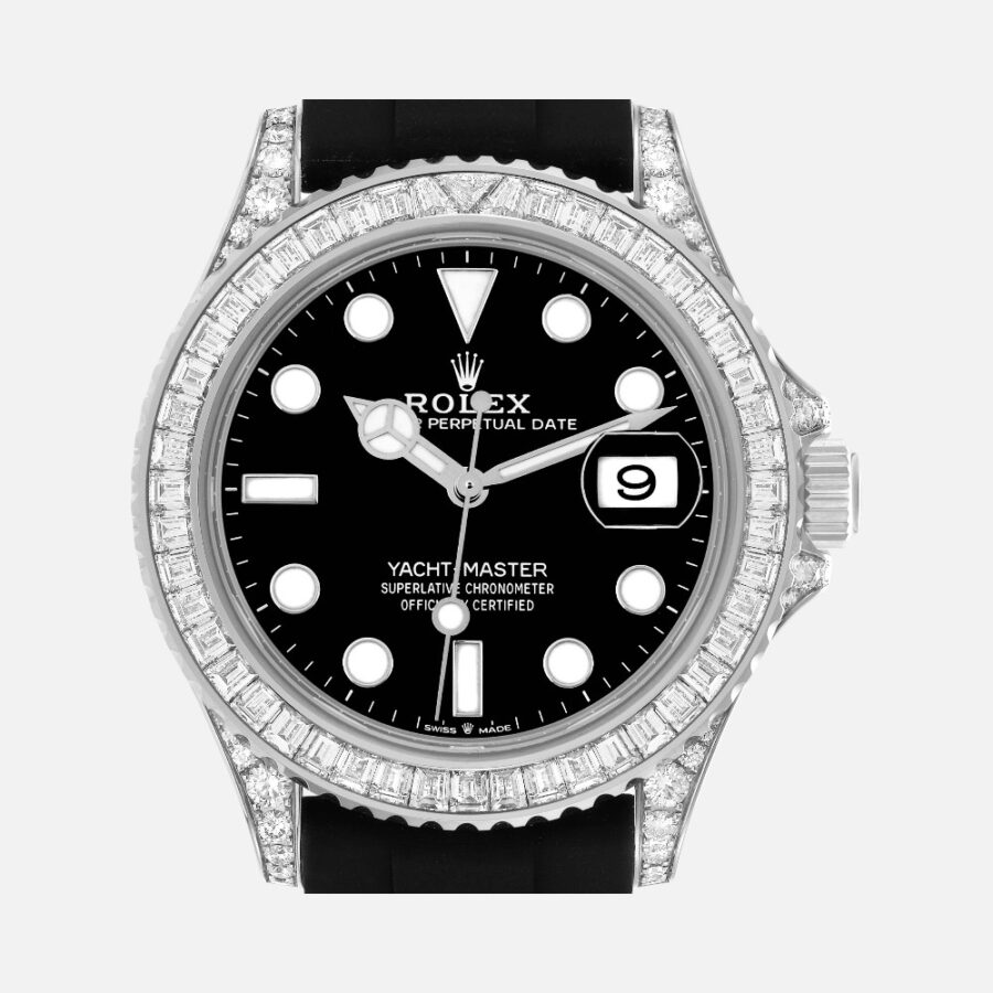 Rolex Yacht-Master 42 226679TBR White Gold Diamond Oysterflex
