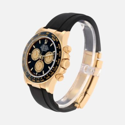 Rolex Daytona 126518 Yellow Gold Intense Black Dial Chronograph
