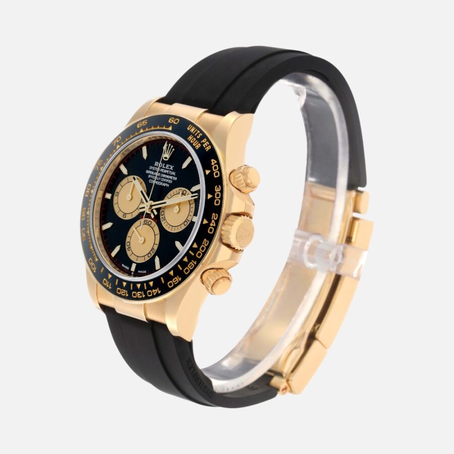 Rolex Daytona 126518 Yellow Gold Intense Black Dial Chronograph