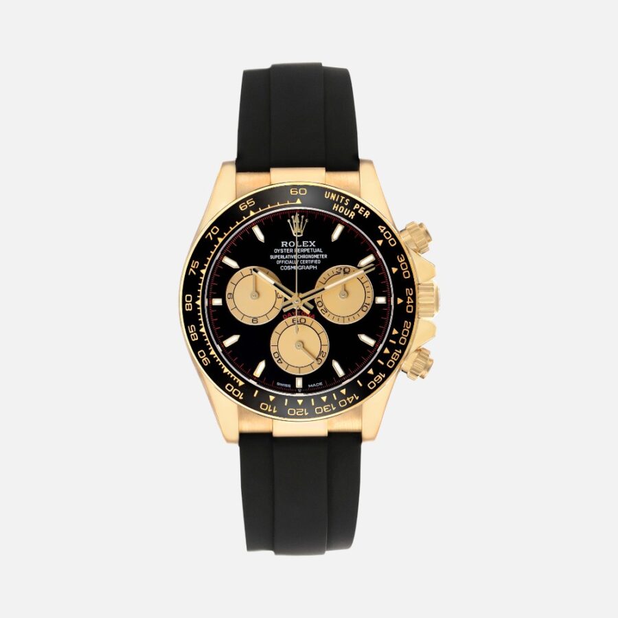siviogsjcoe (5) Rolex Daytona 126518 Yellow Gold Intense Black Dial Chronograph