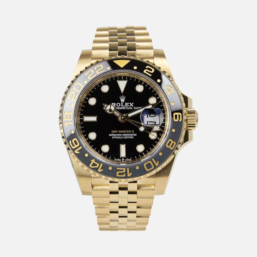 svhsf zcshc (6) Rolex GMT-Master II 126718GRNR Yellow Gold Green Bezel 40mm