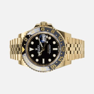Rolex GMT-Master II 126718GRNR Yellow Gold Green Bezel 40mm
