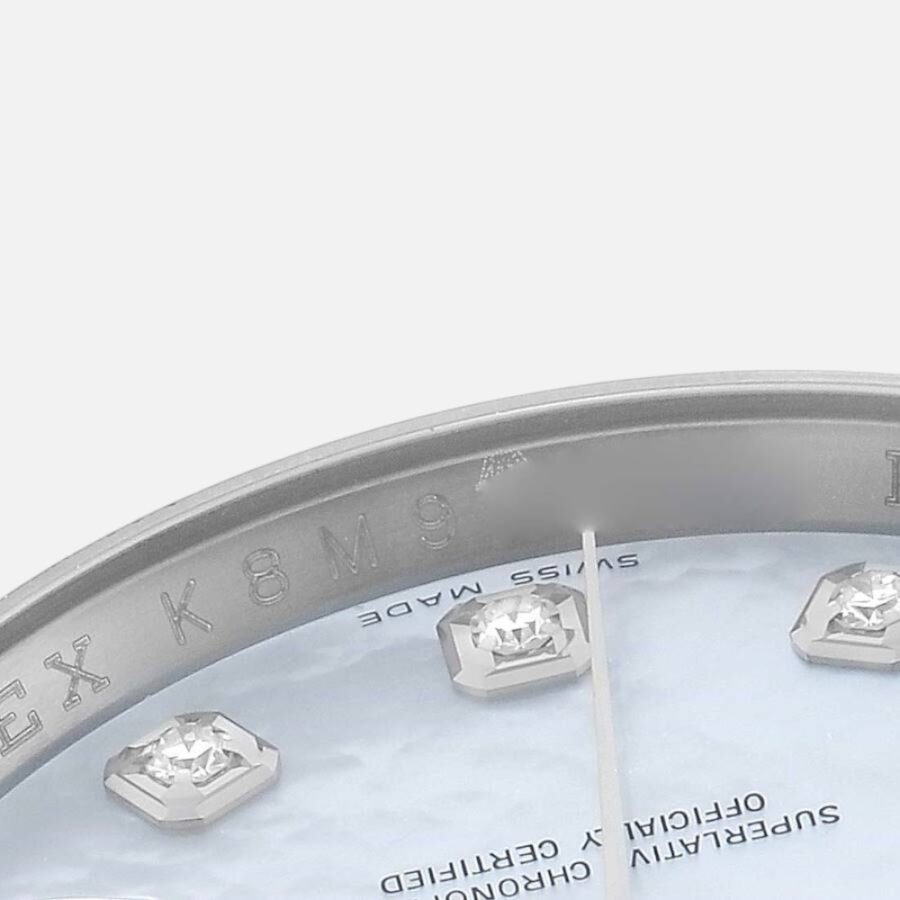 Rolex Datejust 116244 Steel & White Gold Mother-of-Pearl Diamond