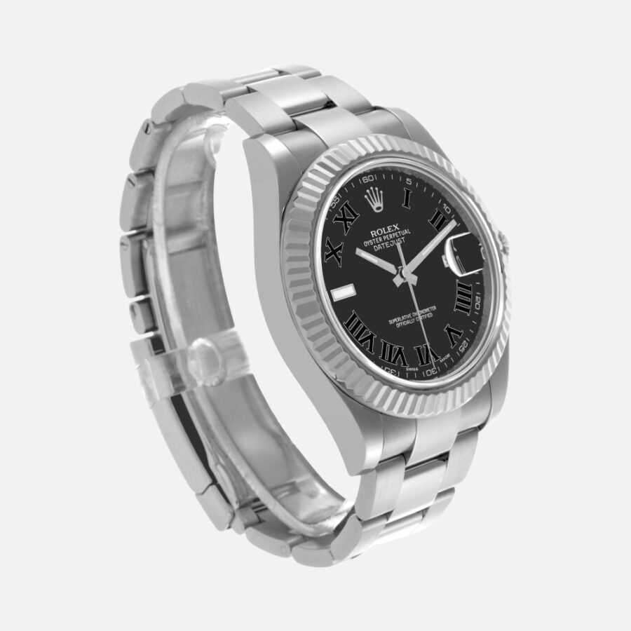Rolex Datejust II 116334 Grey Dial Steel White Gold 41mm
