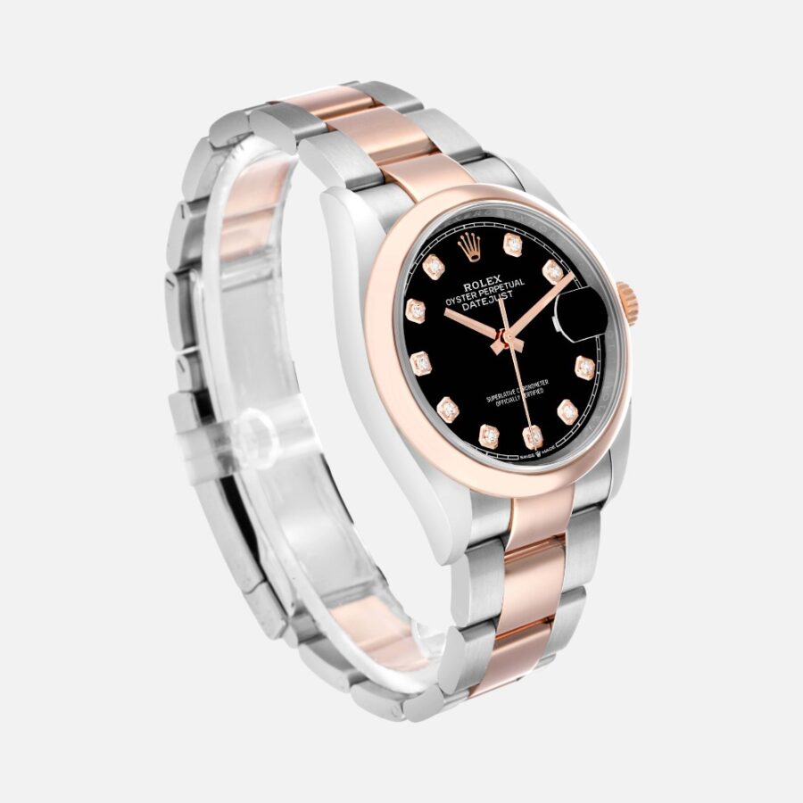 Rolex Datejust 36 126201 Diamond Dial Steel Everose Gold 36mm