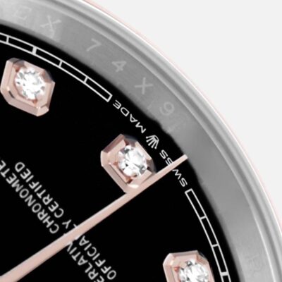 Rolex Datejust 36 126201 Diamond Dial Steel Everose Gold 36mm