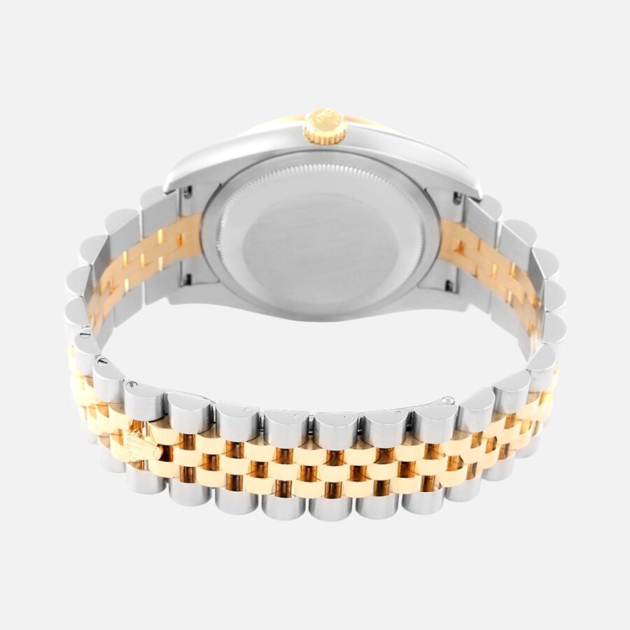 Rolex Datejust 116243 Black Diamond Dial Steel Yellow Gold 36mm