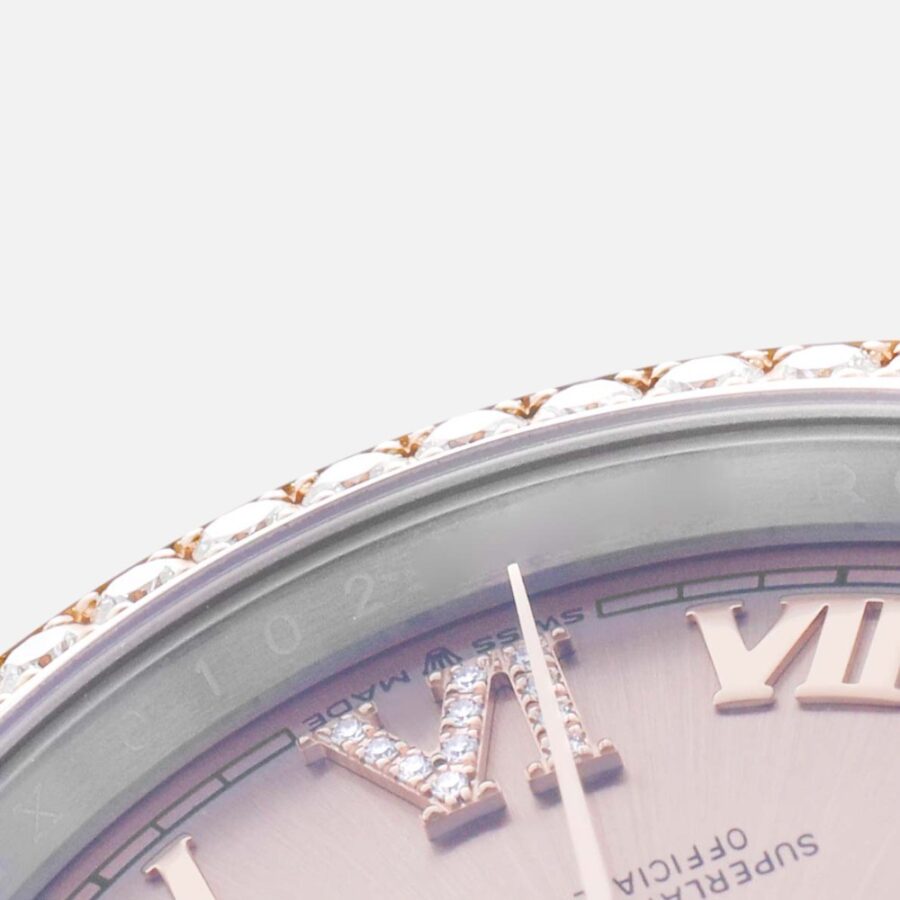 Rolex Datejust 36 126281 Diamond Dial Steel Everose Gold