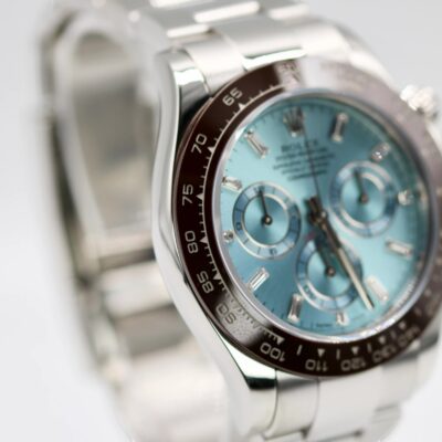 Rolex Daytona 116506 Ice Blue Diamond Dial Platinum Chronograph