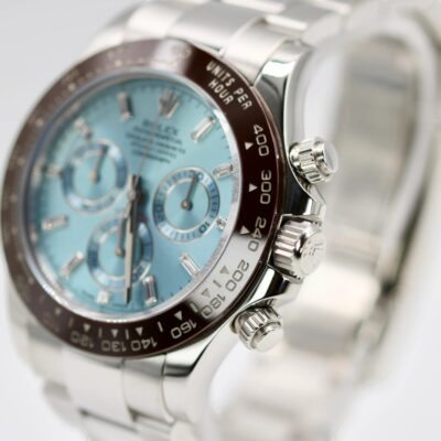 Rolex Daytona 116506 Ice Blue Diamond Dial Platinum Chronograph