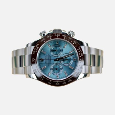 Rolex Daytona 116506 Ice Blue Diamond Dial Platinum Chronograph