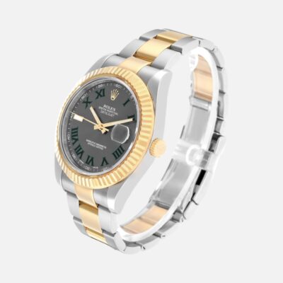 Rolex Datejust II 116333 Wimbledon Dial Steel Yellow Gold 41mm