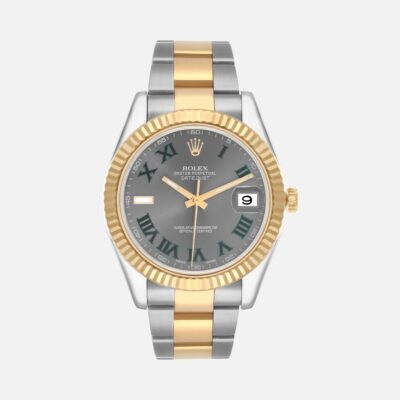 Rolex Datejust II 116333 Wimbledon Dial Steel Yellow Gold 41mm