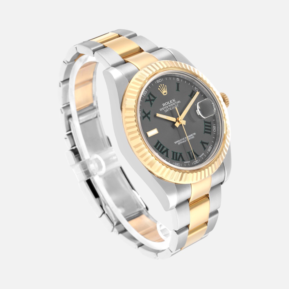 Rolex Datejust II 116333 Wimbledon Dial Steel Yellow Gold 41mm
