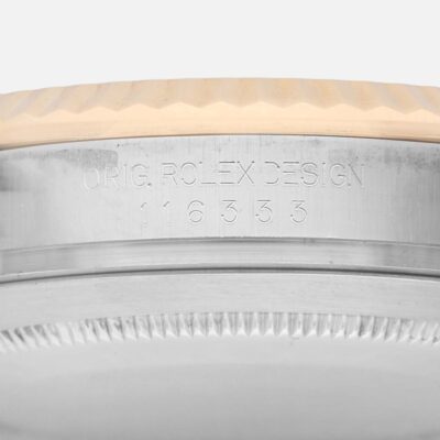 Rolex Datejust II 116333 Wimbledon Dial Steel Yellow Gold 41mm