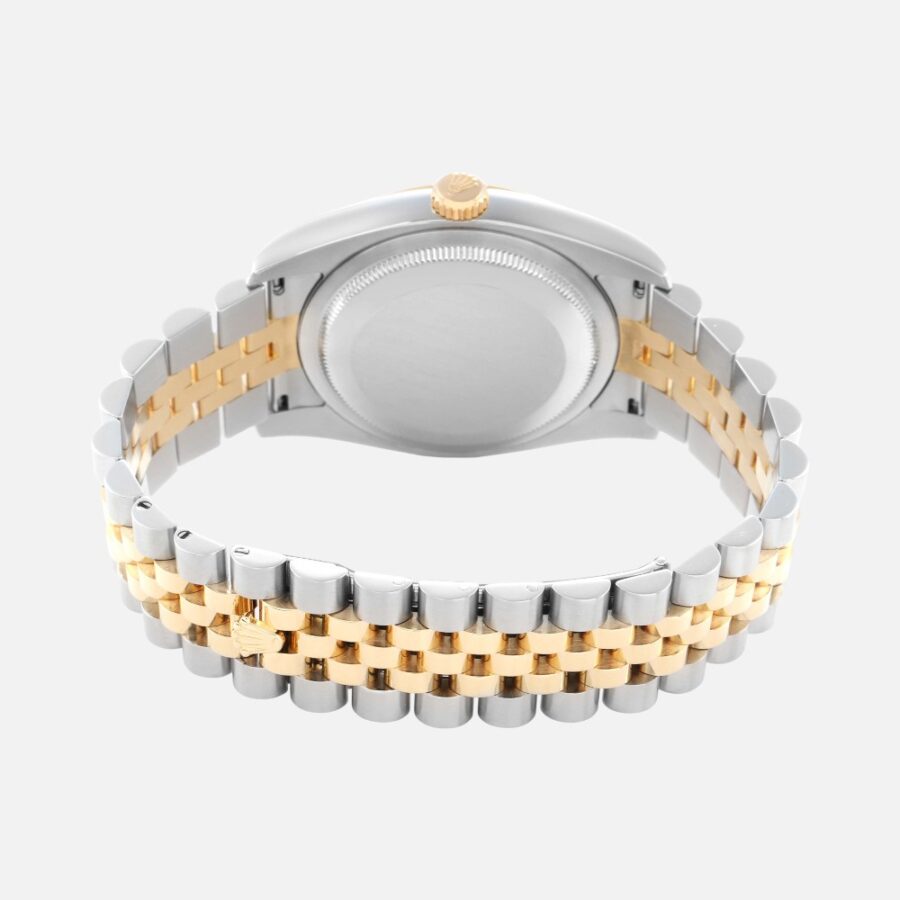 Rolex Datejust 116233 Steel Yellow Gold Ivory Pyramid Dial 36mm