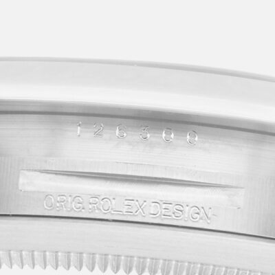 Rolex Datejust 126300 Smooth Bezel Steel 41mm
