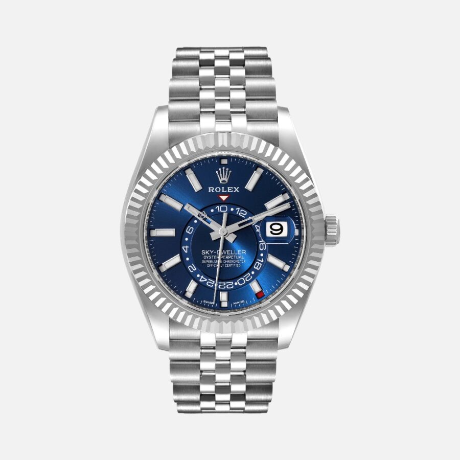 Rolex Sky-Dweller 326934 Steel White Gold Blue Dial 42mm
