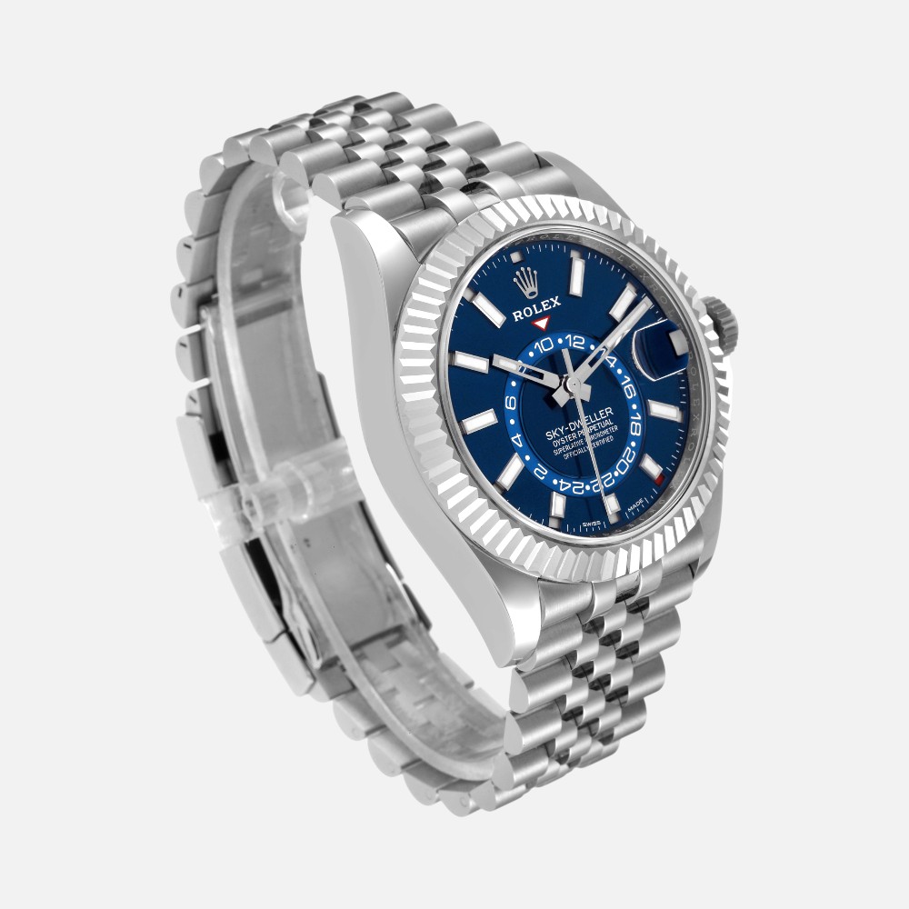 Rolex Sky-Dweller 326934 Steel White Gold Blue Dial 42mm
