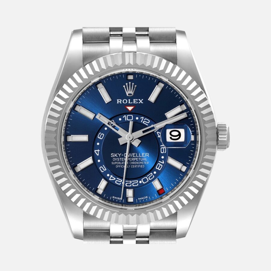 Rolex Sky-Dweller 326934 Steel White Gold Blue Dial 42mm