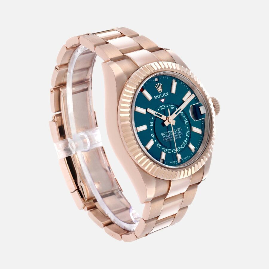 Rolex Sky-Dweller 336934 Steel White Gold Green Dial 42mm