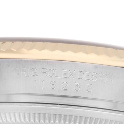 Rolex Datejust 116233 Two-Tone Steel & Yellow Gold Champagne Roman Dial 36mm