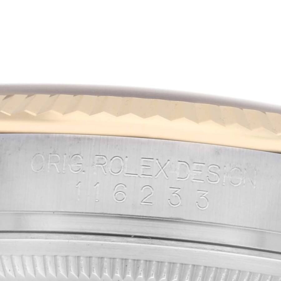 Rolex Datejust 116233 Two-Tone Steel & Yellow Gold Champagne Roman Dial 36mm
