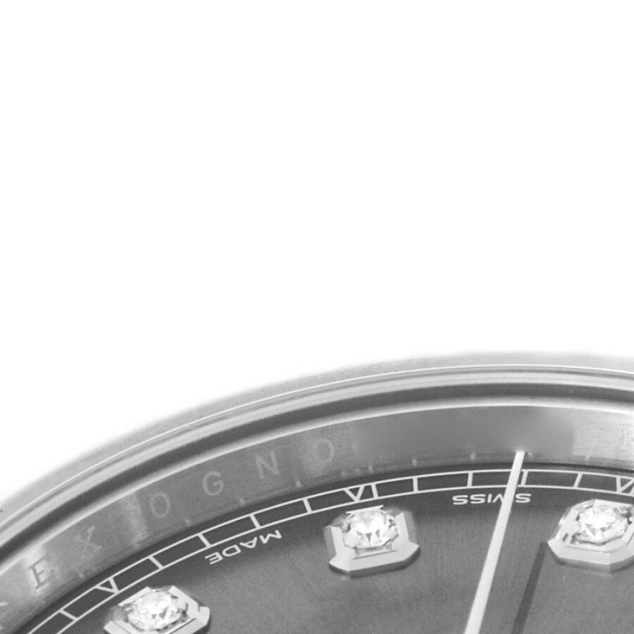 Rolex Datejust II 116334 Steel Silver Diamond Dial 41mm