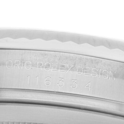 Rolex Datejust II 116334 Steel Silver Diamond Dial 41mm
