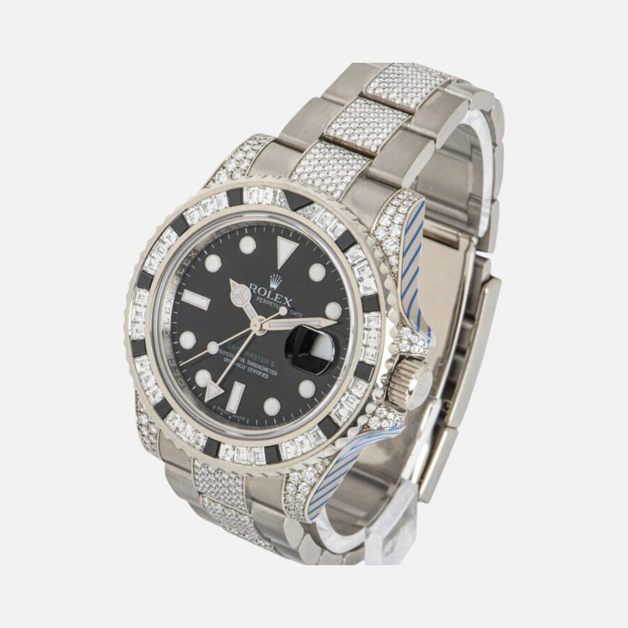 Rolex GMT-Master II 116759 SANR Yellow Gold Sapphire Ruby Bezel 40mm