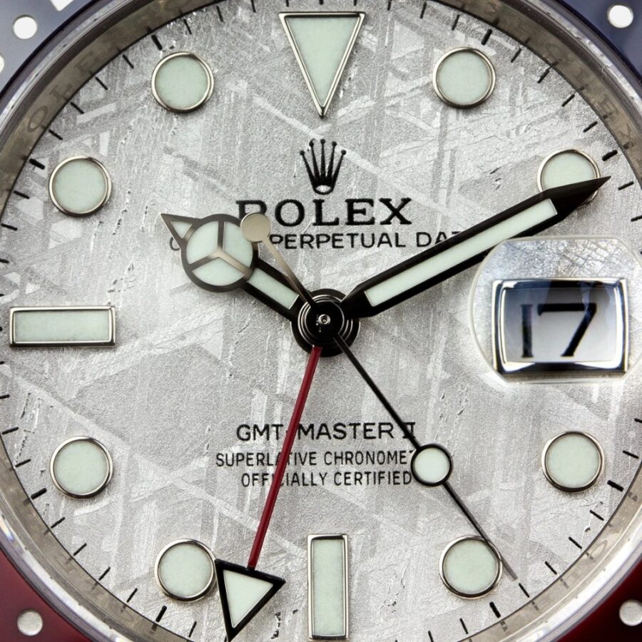 Rolex GMT-Master II 126719BLRO White Gold Pepsi Meteorite Dial 40mm