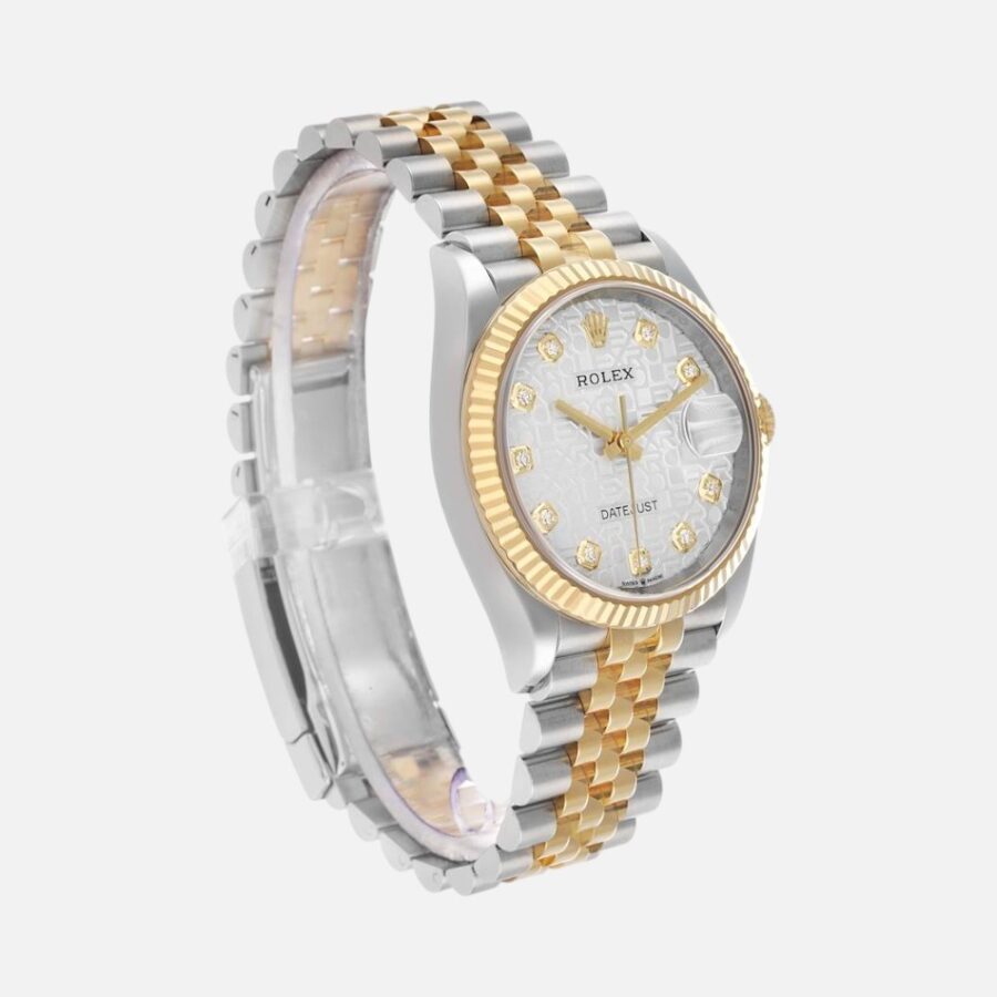 Rolex Datejust 126233 Yellow Gold Diamond Dial Anniversary 36mm