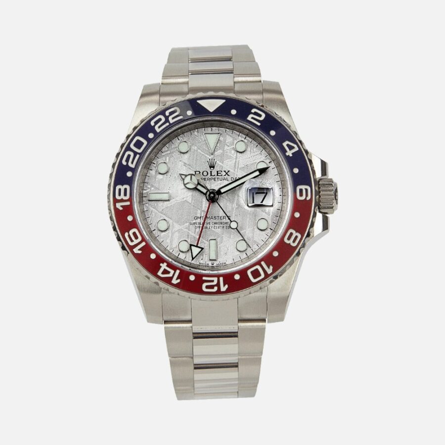 vjndcsz (1) Rolex GMT-Master II 126719BLRO White Gold Pepsi Meteorite Dial 40mm