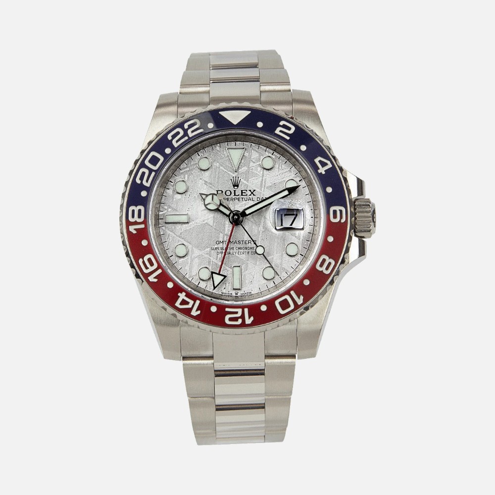 Rolex GMT-Master II 126719BLRO White Gold Pepsi Meteorite Dial 40mm