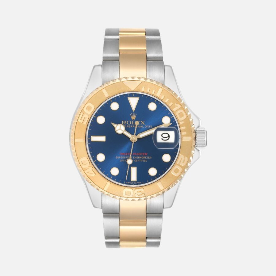 vzhgvcsfcm (8) Rolex Yacht-Master 16623 Two-Tone Blue Dial 40mm