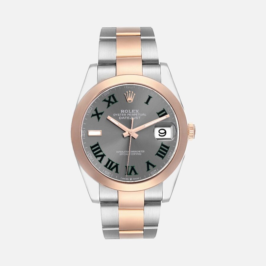 ytgauigviuzsd (4) Rolex Datejust 41 126301 Wimbledon Dial Steel Everose Gold 41mm
