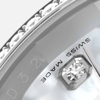 Rolex Datejust 116189 White Gold MOP Diamond Dial 36mm